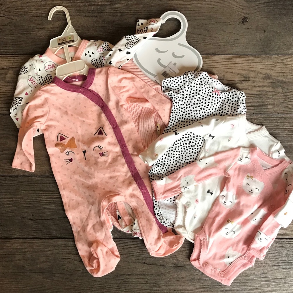 Baby girl NWT bundle newborn & 0-3 months